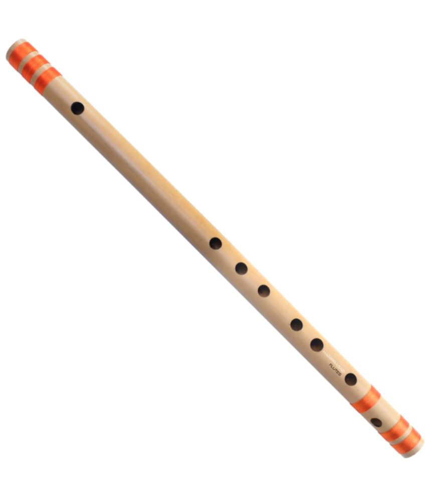     			HARIPRASAD Flutes Beginners C Scale  Musical Instrument 19 inch Approx. (Orange)