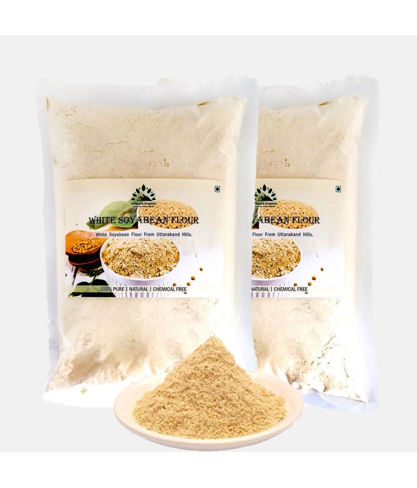     			Hillpure Organic White Soyabean Flour 1000 gm Pack of 2