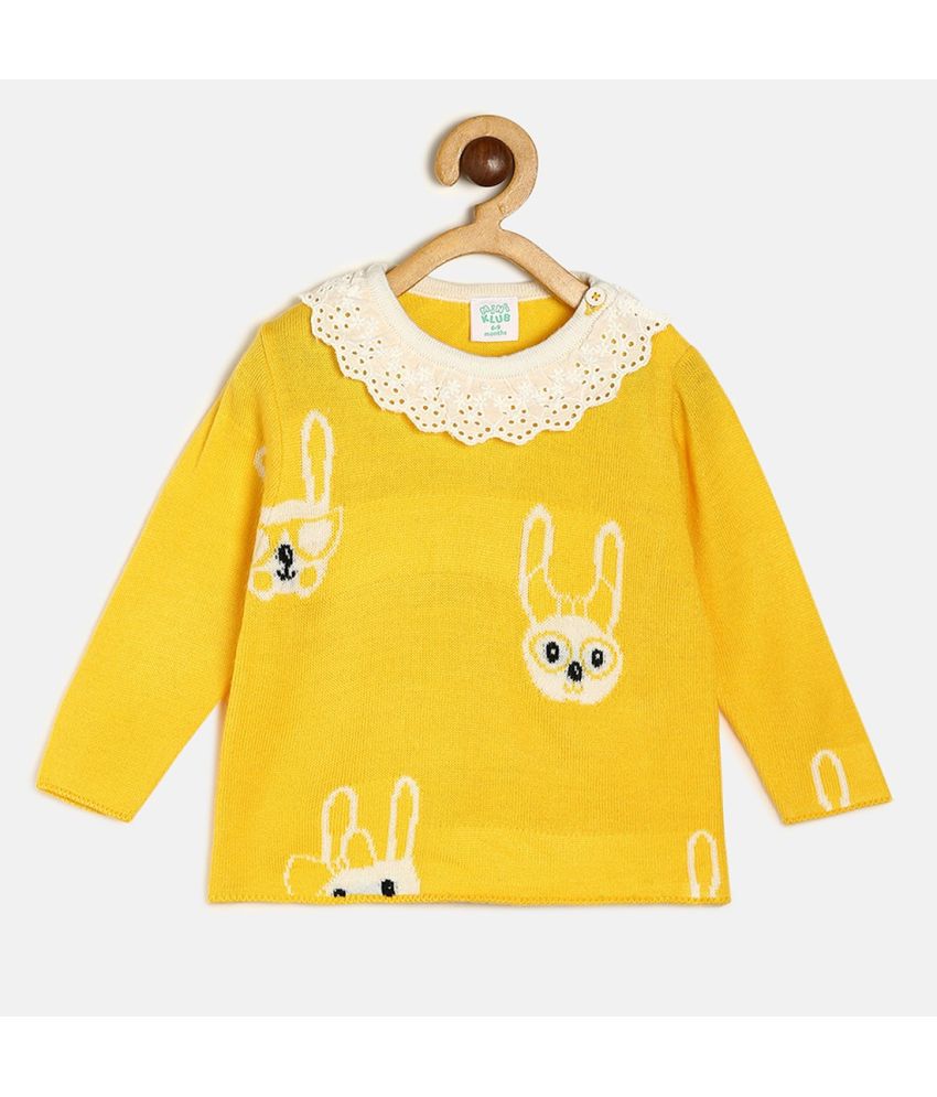     			MINI KLUB Baby Girl Yellow Sweater
