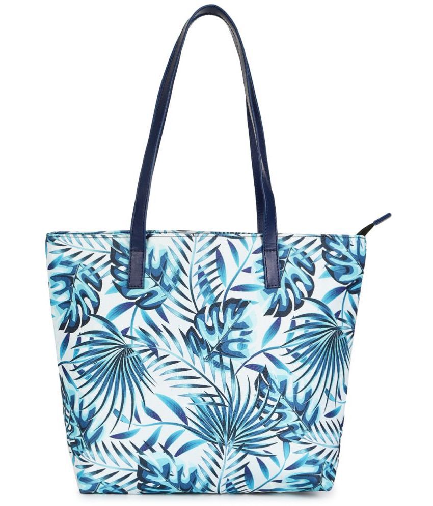     			Style Smith Blue Canvas Tote Bag