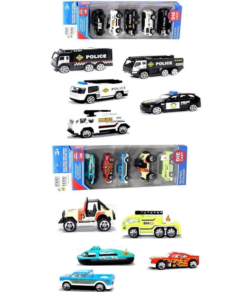     			WOW Toys - Delivering Joys of Life|| Combo Cars and City Cars|| Die Cast Metal Cars with Plastic Parts|| 10 Small Size Cars