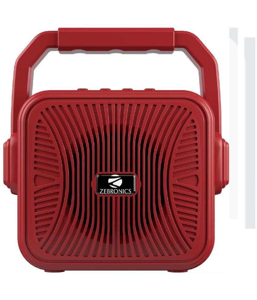     			Zebronics County 2 3 W Bluetooth Speaker Bluetooth V 5.0 with Call function Playback Time 10 hrs Red