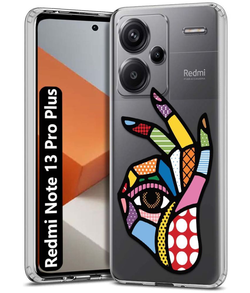     			NBOX Multicolor Printed Back Cover Silicon Compatible For Redmi Note 13 Pro Plus 5G ( Pack of 1 )