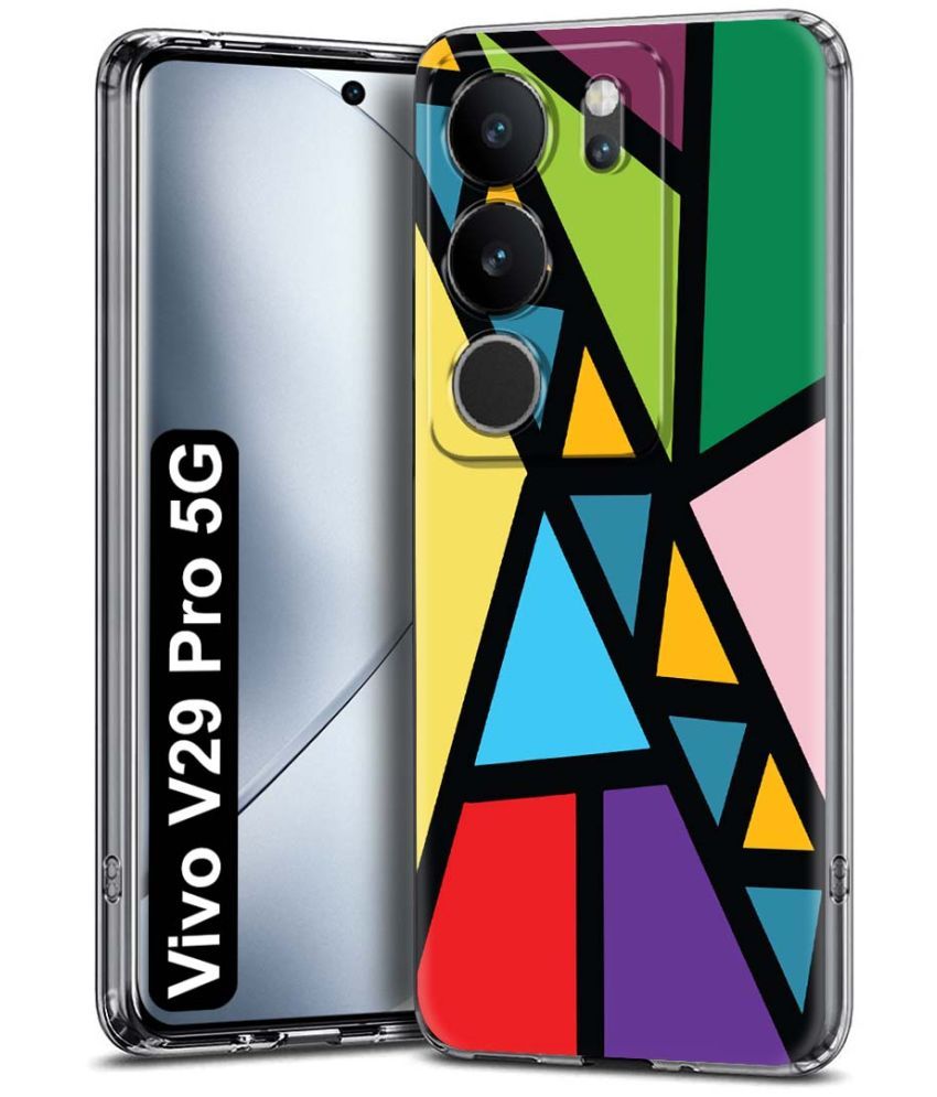     			NBOX Multicolor Printed Back Cover Silicon Compatible For Vivo V29 Pro 5G ( Pack of 1 )