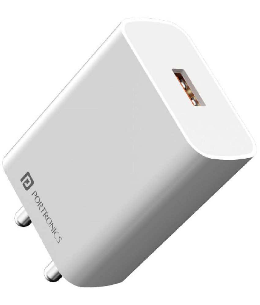     			Portronics Type C 3A Wall Charger