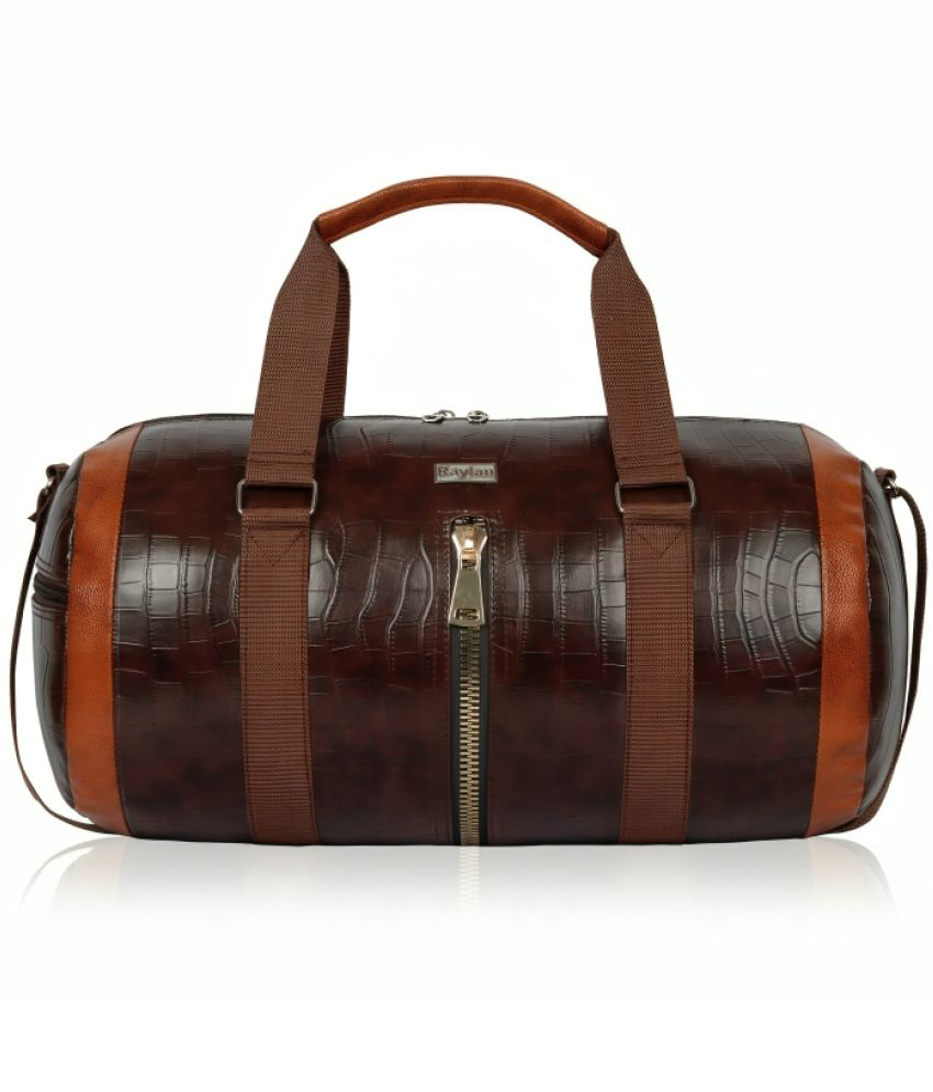     			Raylan Faux Leather Brown 30 Ltrs Gym Bag