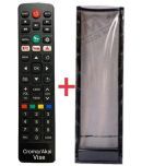 SUGNESH C-24 New TvR-130  RC TV Remote Compatible with Croma/Akai/Vise/JVC