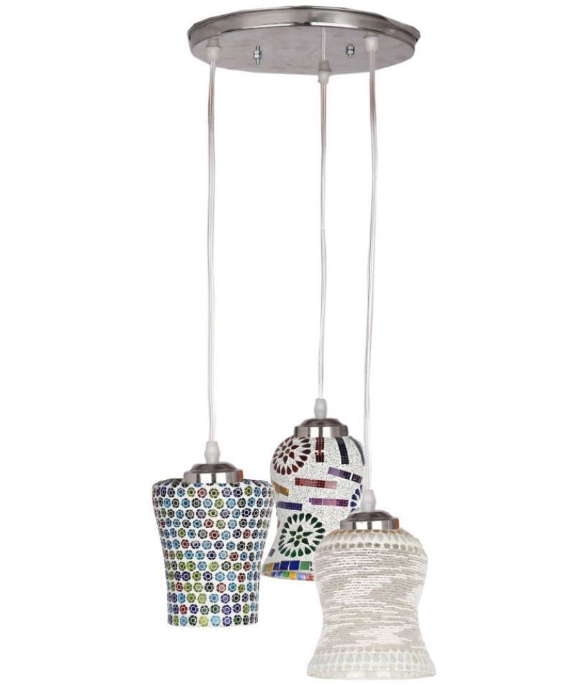     			1st Time Glass Hanging Light Multi - Pack of 1