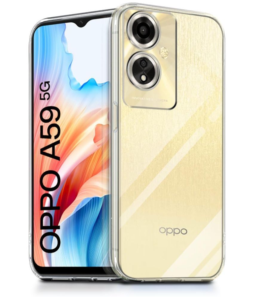     			Bright Traders Plain Cases Compatible For Silicon OPPO A59 5G ( Pack of 1 )