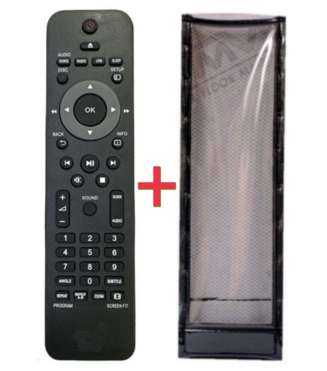     			SUGNESH C-35 New TvR-126  RC TV Remote Compatible with Philips DVD & Home theatre