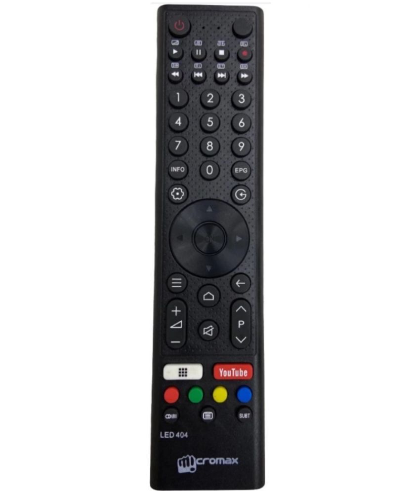     			SUGNESH New TvR-60 TV Remote Compatible with Micromax Smart led/lcd