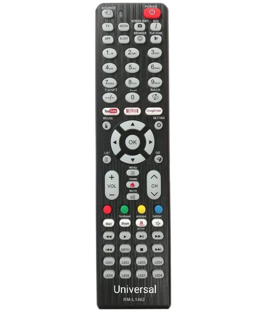     			SUGNESH TVR Universal 1462 TV Remote Compatible with LED/LCD smart remote of