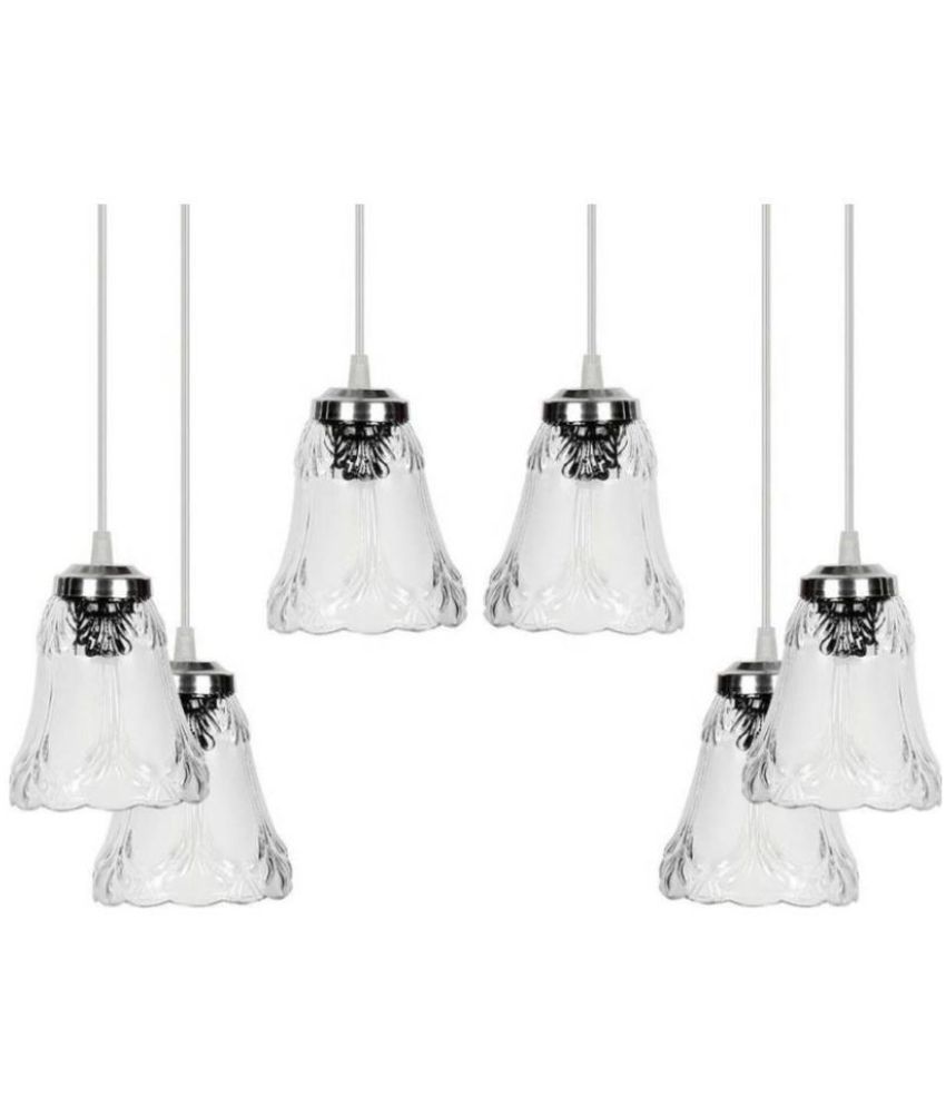     			1st Time Glass Hanging Light Multi - Pack of 6