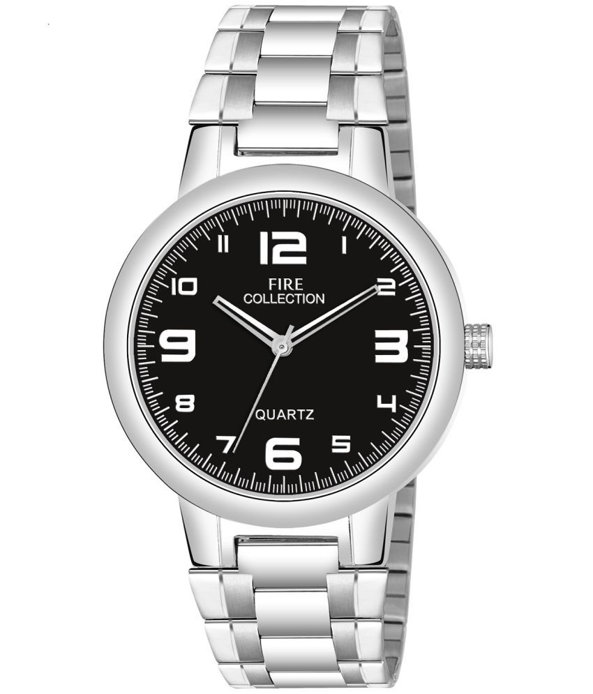     			Fire Collection Silver Metal Analog Men's Watch