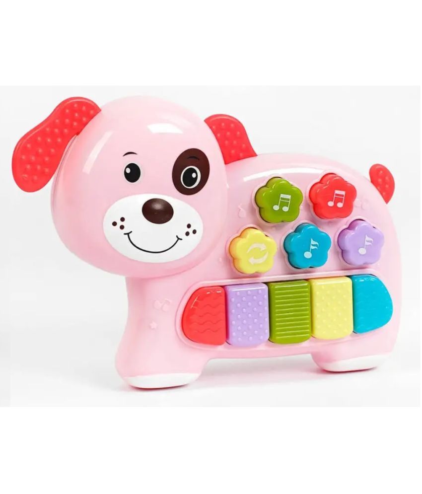     			Kidsaholic Dog Design Piano Musical Piano with 3 Modes, Flashing Lights & Wonderful Animal(Different) Sound Music