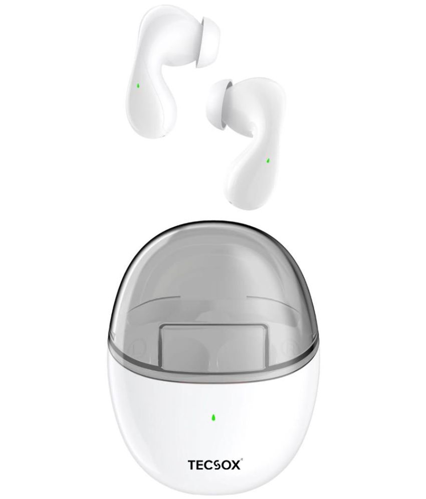     			Tecsox Capsule On Ear TWS White