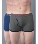 Pack of 2 Dollar Bigboss Assorted Solid Cotton Blend Men Trunk