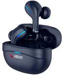 UBON BT-95 Bluetooth True Wireless (TWS) On Ear 12 Hours Playback Active Noise cancellation IPX4(Splash & Sweat Proof) Blue