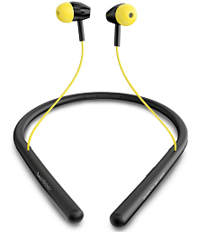 UBON CL-170 Bluetooth Bluetooth Neckband On Ear 15 Hours Playback Active Noise cancellation IPX4(Splash &amp; Sweat Proof) Black