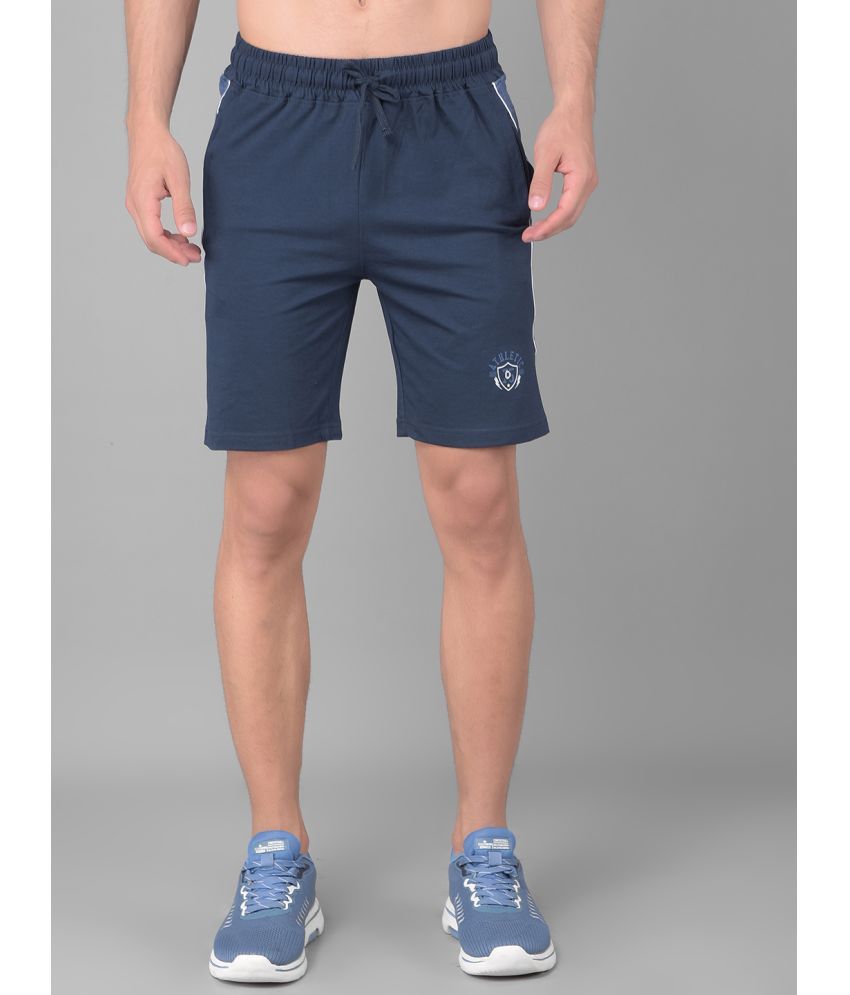     			Dollar Navy Cotton Blend Men's Shorts ( Pack of 1 )