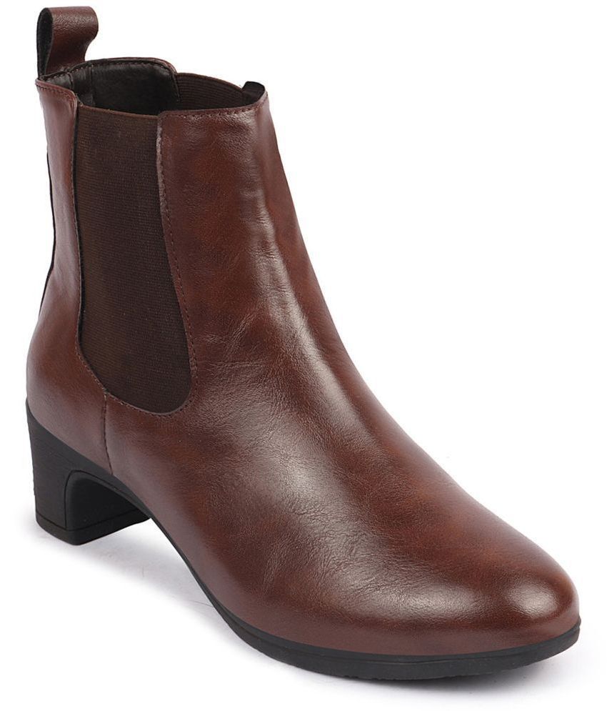     			Fausto - Brown Girl's Boots ( 1 Pair )