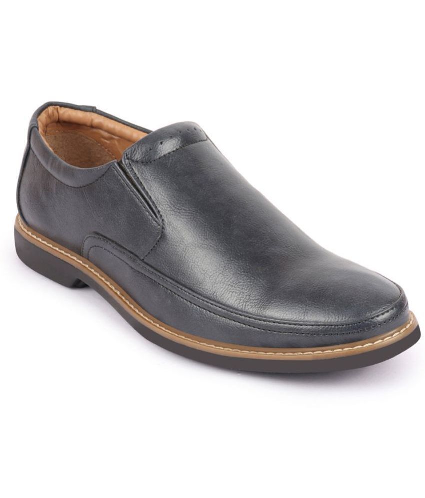     			Fausto Navy Blue Men's Slip On Formal Shoes