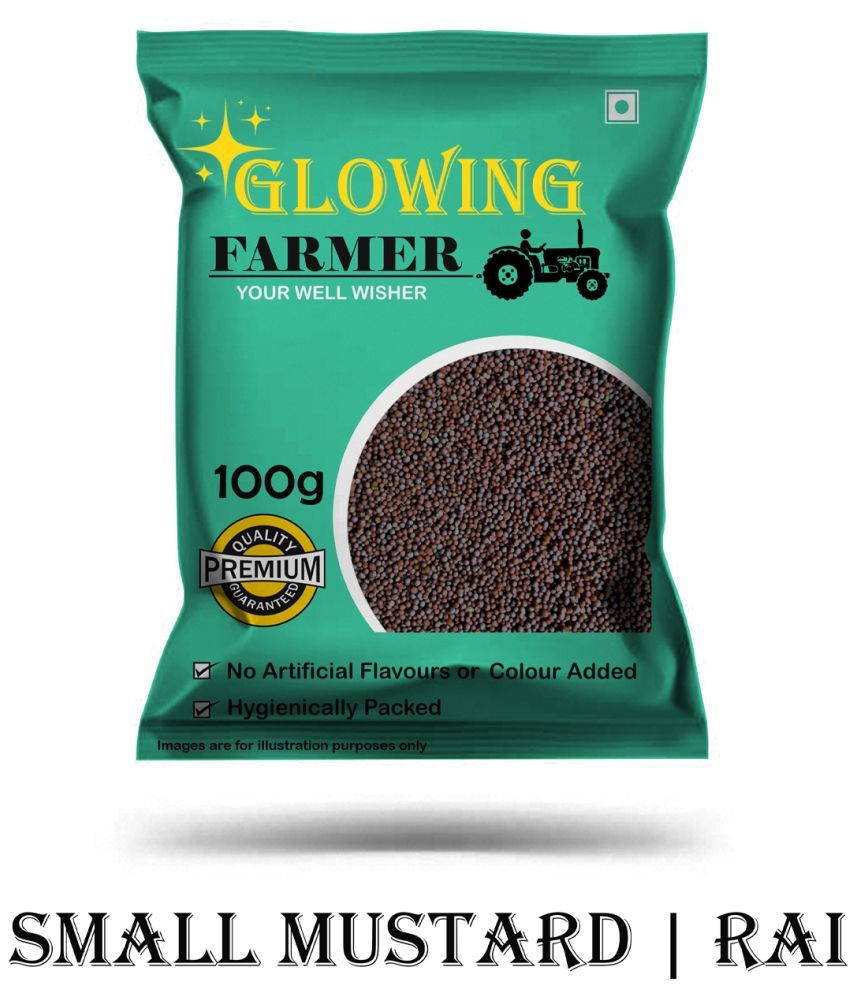     			GLOWING FARMER Small Mustard Seeds / Rai 100 gm