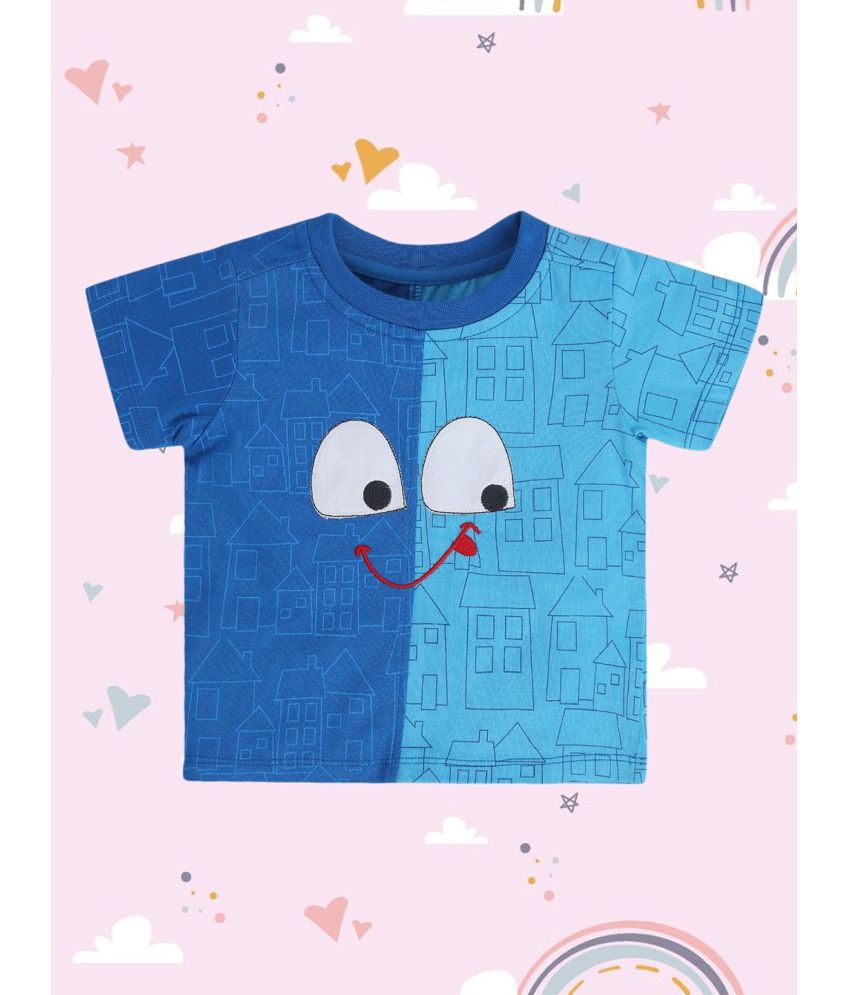     			MINI KLUB Blue Baby Boy T-Shirt ( Pack of 1 )