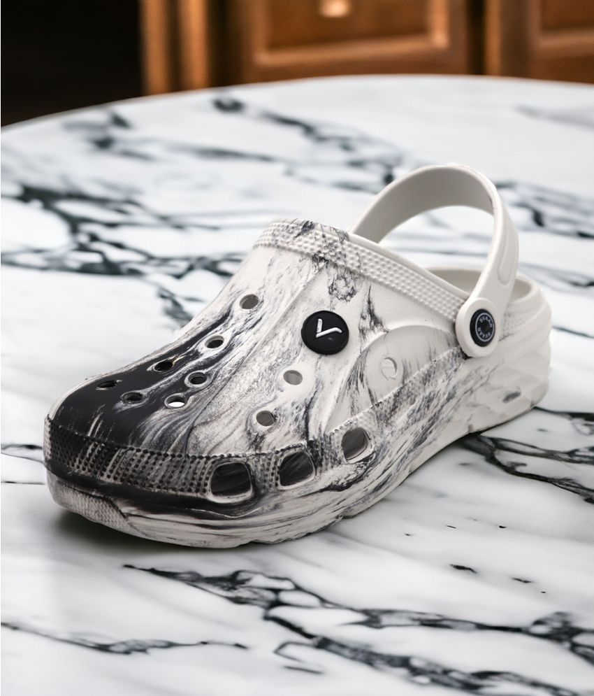     			Svaar - White Men's Clogs