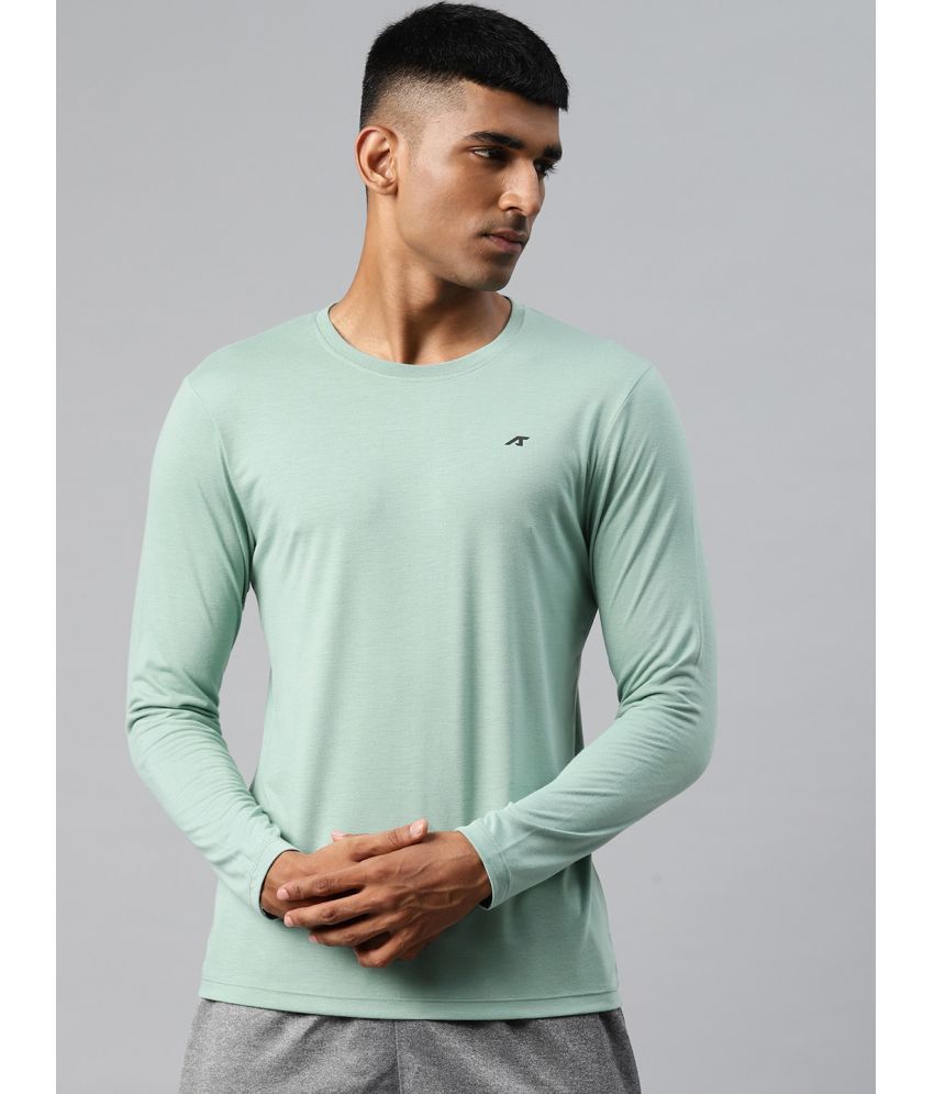     			Alcis Sea Green Polyester Slim Fit Men's Sports T-Shirt ( Pack of 1 )