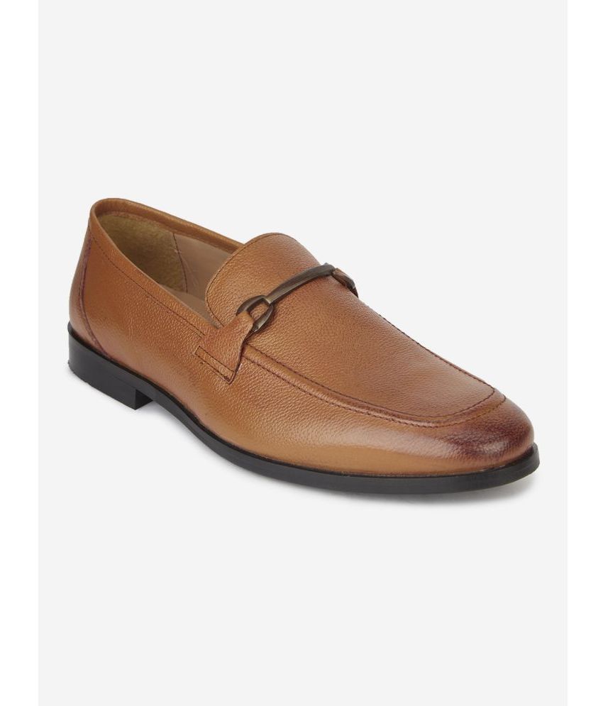     			HATS OFF ACCESSORIES Tan Men's Mocassin Formal Shoes