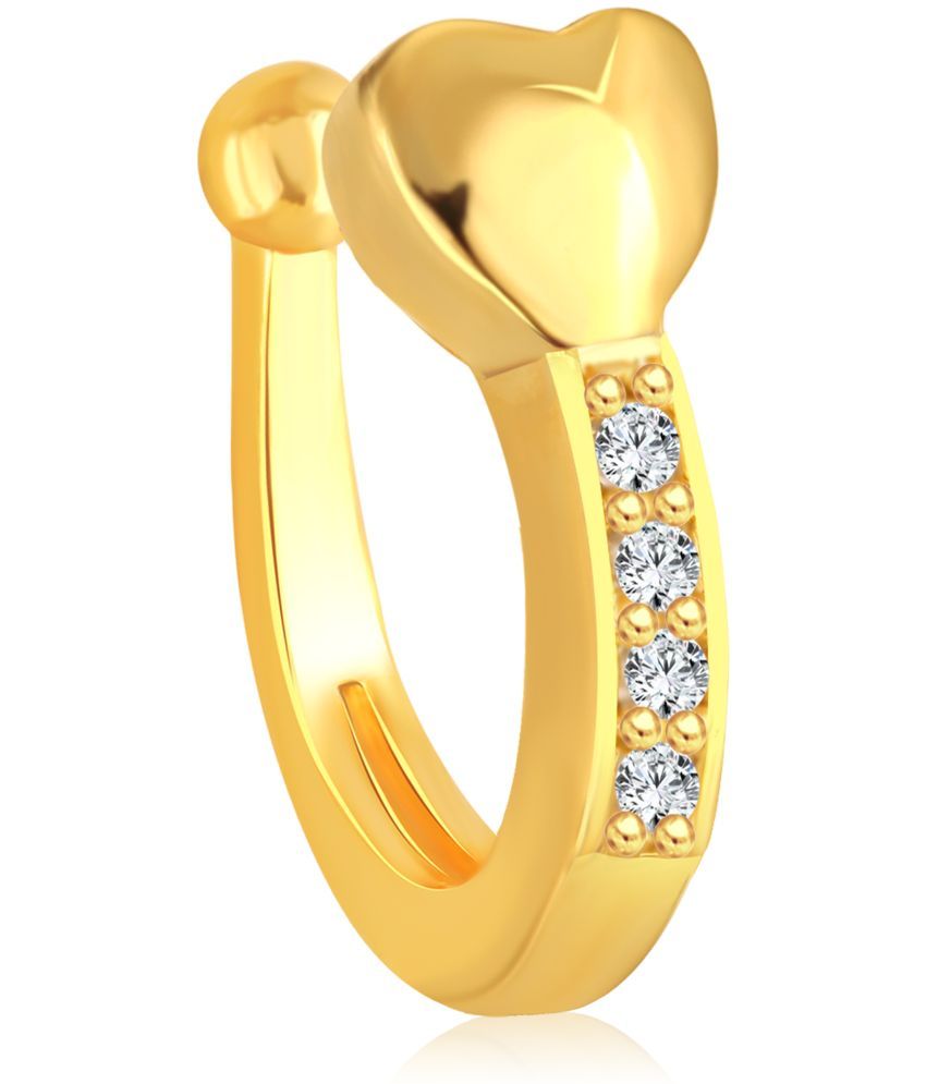     			VIVASTRI Cubic Zirconia Gold-plated Plated Alloy Nathiya