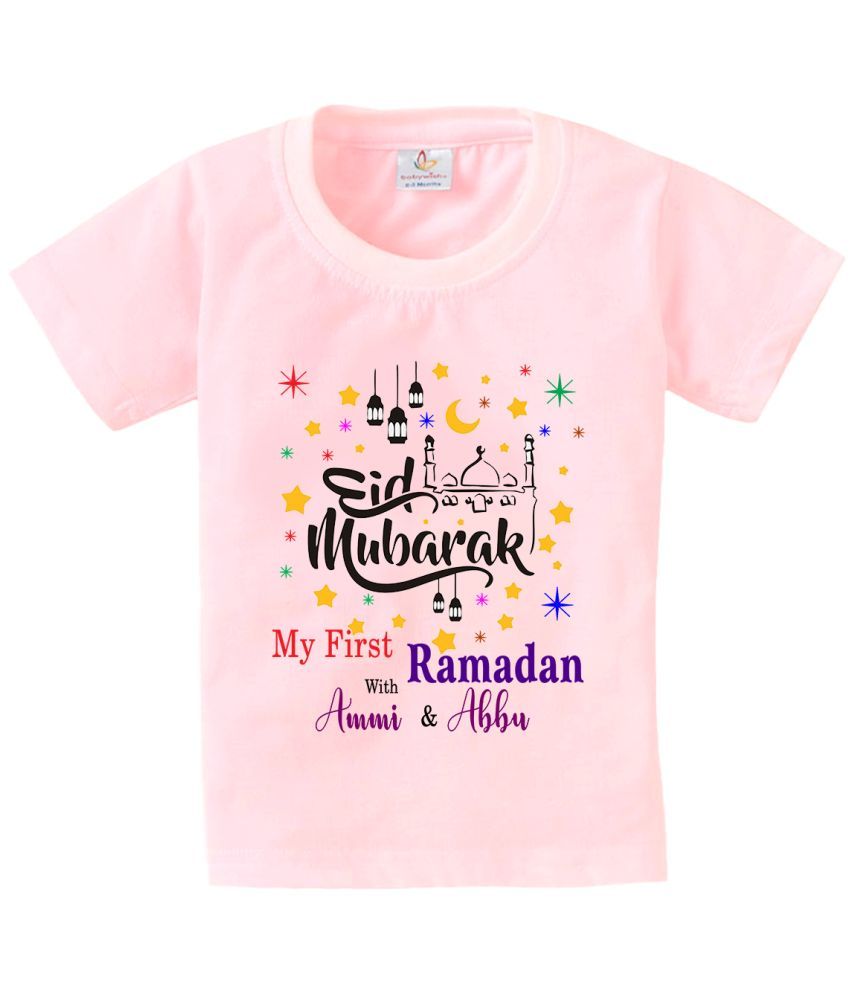     			babywish Pink Cotton Boy's T-Shirt ( Pack of 1 )