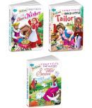 Sawan Present Set Of 3 Books | Kids Board Fairy Tales | The Three Wishes, The Eleven Wild Swans And The Bold Little Tailor (Board Book, Manoj Publications Editorial Board)