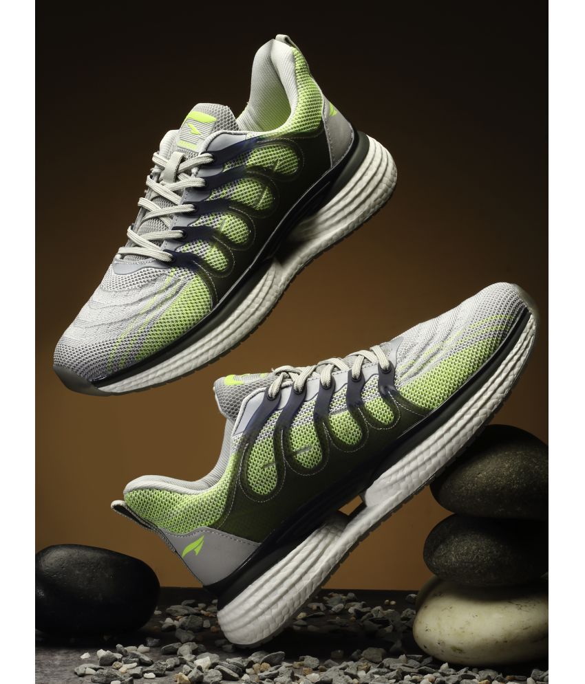     			ASIAN AIRFLOW-02 Light Grey Men's Sports Running Shoes