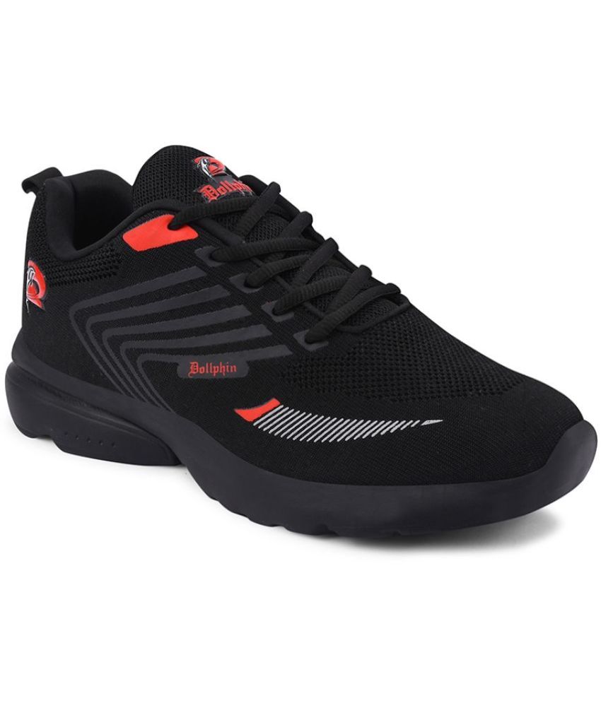     			Dollphin GLOSTER-789-BLACK Black Men's Sports Running Shoes