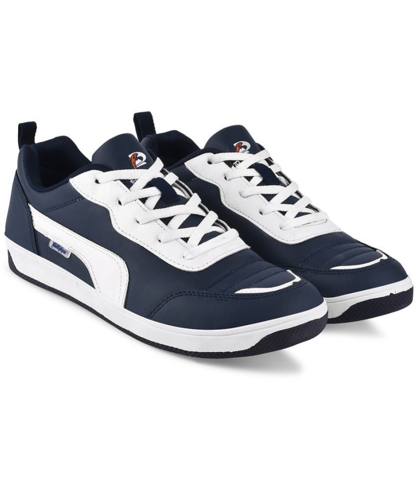     			Dollphin PUNCH-503-NAVY-WHITE Navy Blue Men's Sports Running Shoes