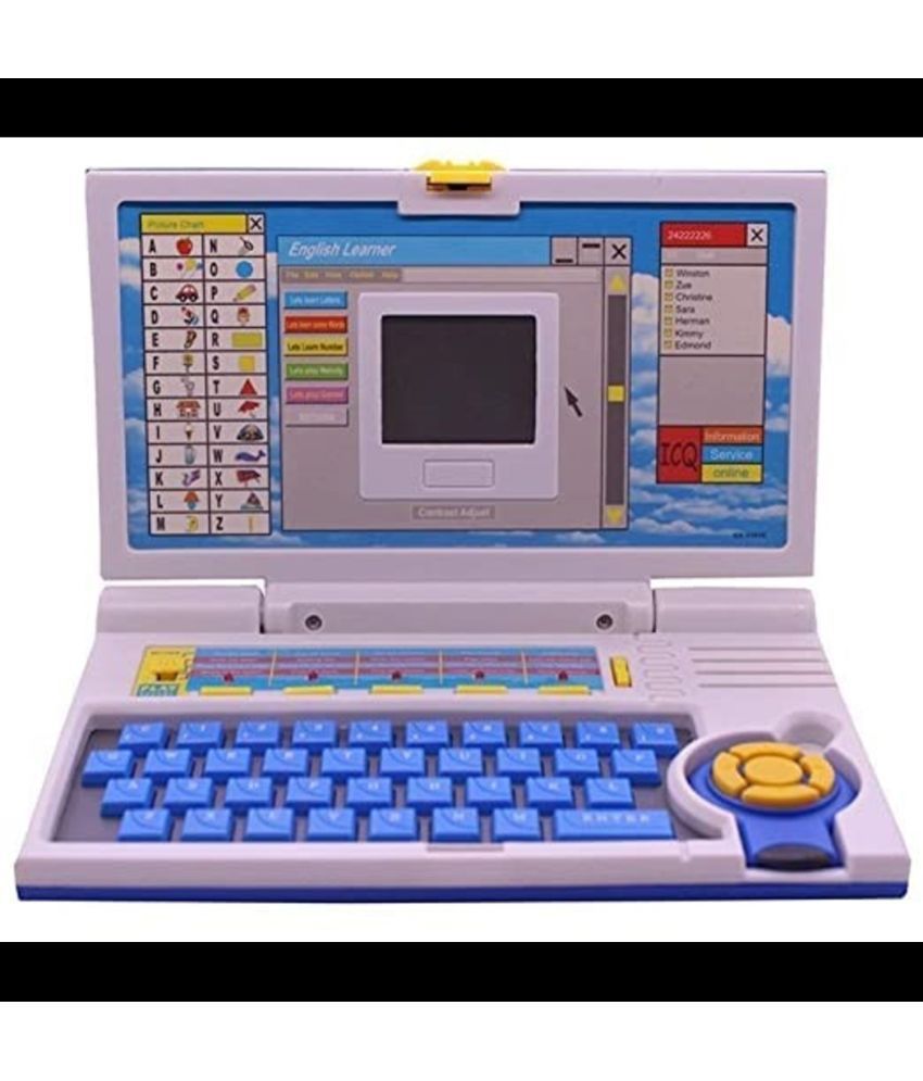     			Educational Laptop Computer Toy with Mouse for Kids Above 3 Years - 20 Fun Activity Learning Machine, Now Learn Letter, Words, Games, Mathematics, Music, Logic, Memory Tool