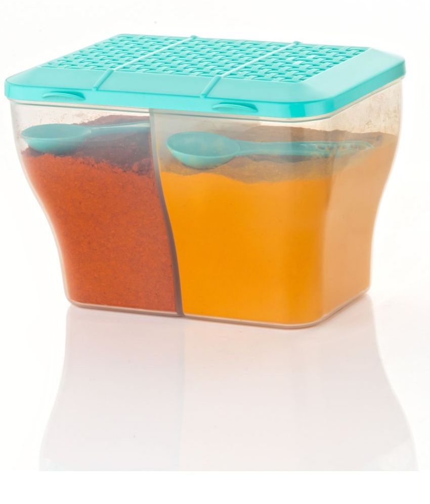     			FIT4CHEF Masala Container Set PET Aqua Green Multi-Purpose Container ( Set of 1 )