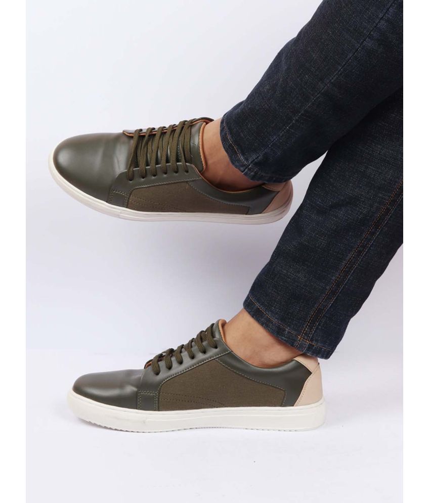     			Fausto Olive Men's Lifestyle Shoes