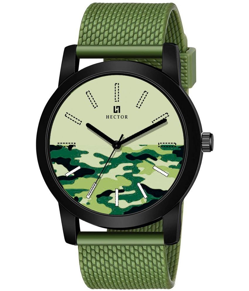     			Hector Green Plastic Analog Men's Watch