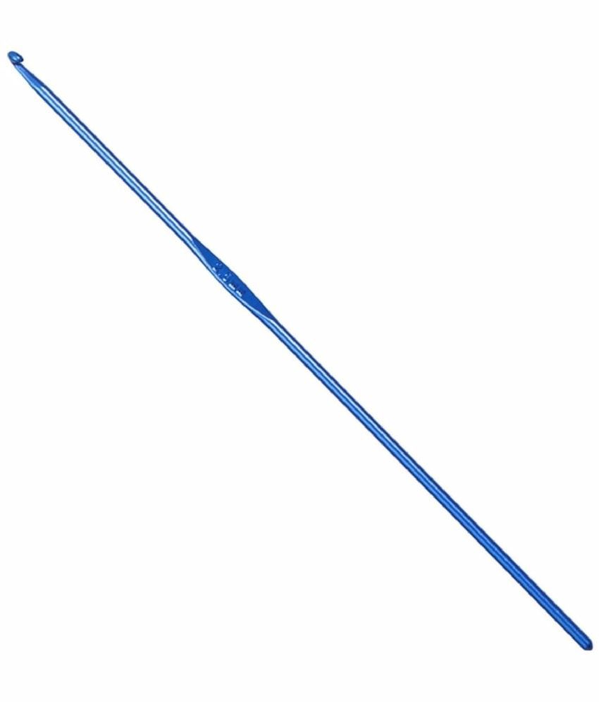     			Jyoti Crochet Hook Aluminium for Wool Work, Hand Knitted Sewing DIY Craft Weaving Needle, Ideal for Sweaters, Purses, Scarves, and Booties, 15791 (Colored, 6"/15cm of Size 13/2.25mm) - 5 Pieces