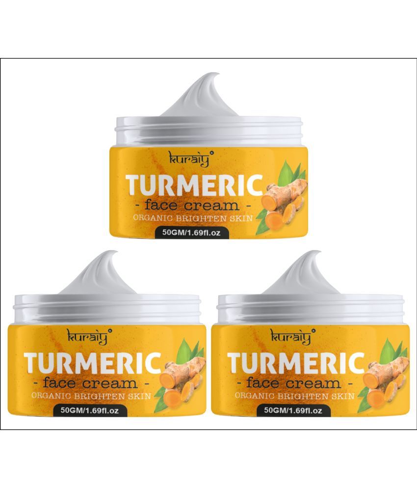     			KURAIY Turmeric Skin Care Anti Aging Facial Serum Anti Aging Facial Cream Pack Of 3