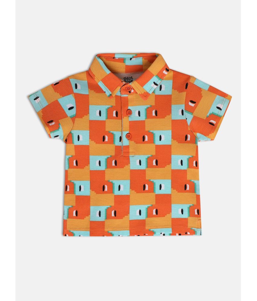     			MINI KLUB Orange Baby Boy Polo T-Shirt ( Pack of 1 )