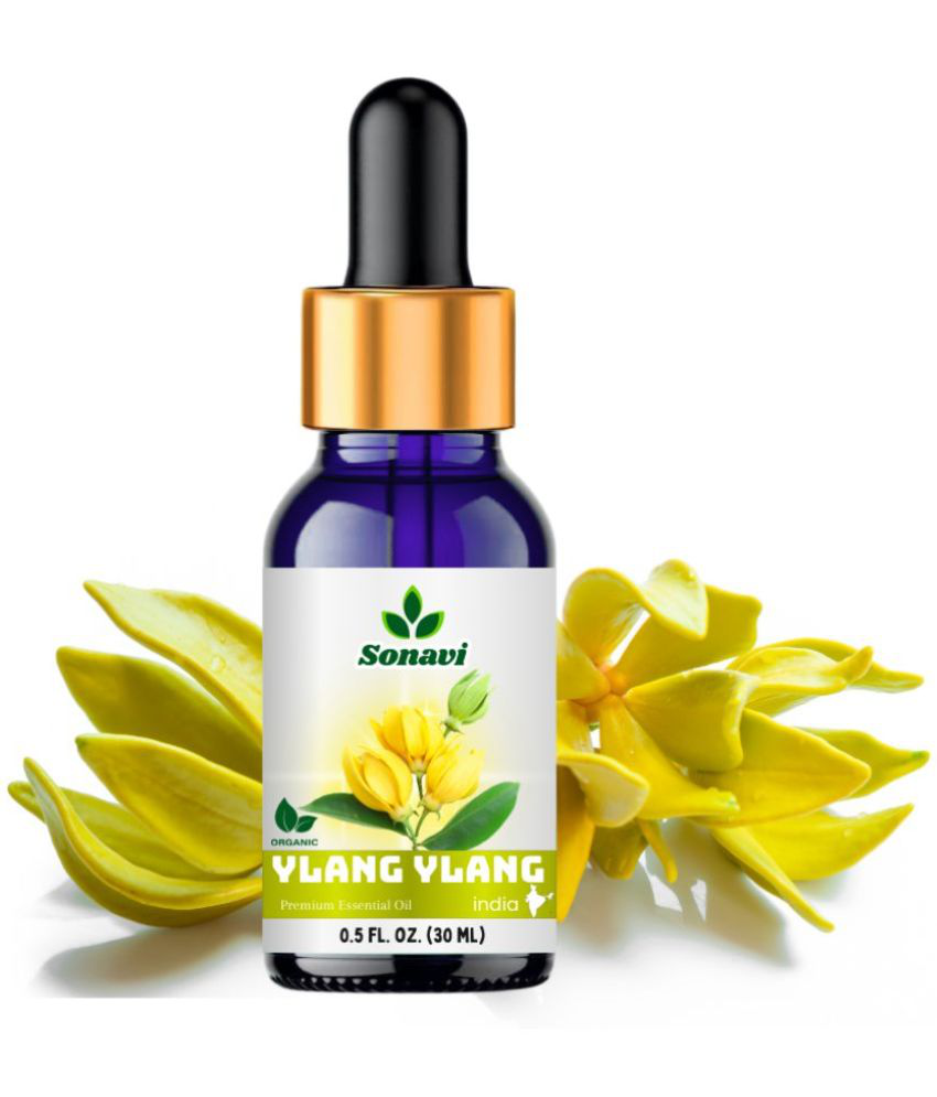     			Sonavi Ylang-Ylang Stress Relief Essential Oil Green With Dropper 30 mL ( Pack of 1 )