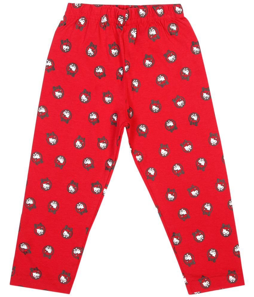     			Bodycare Red Cotton Trackpant For Baby Girl ( Pack of 1 )