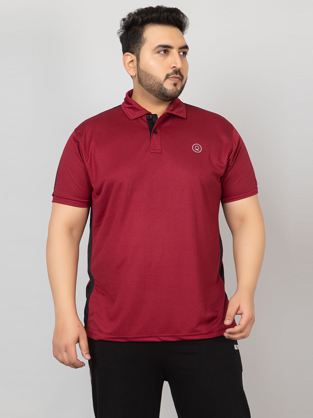     			Chkokko Polyester Regular Fit Solid Half Sleeves Men's Polo T Shirt - Maroon ( Pack of 1 )