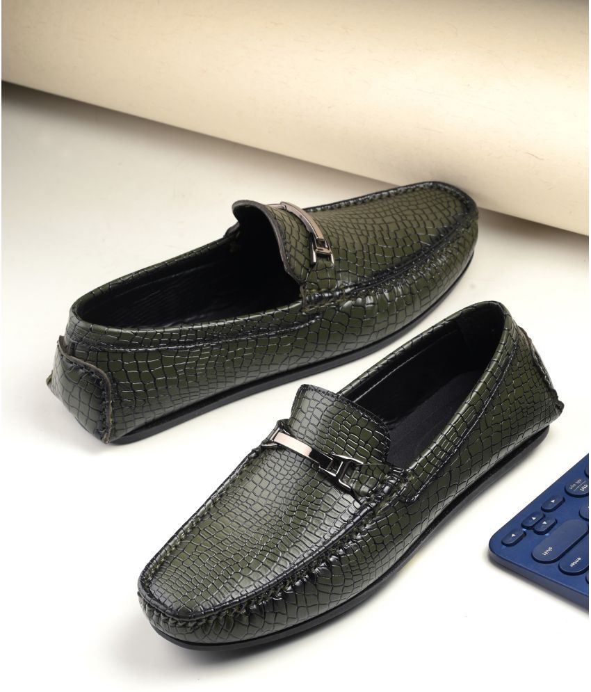     			Footloose Green Men's Slip on