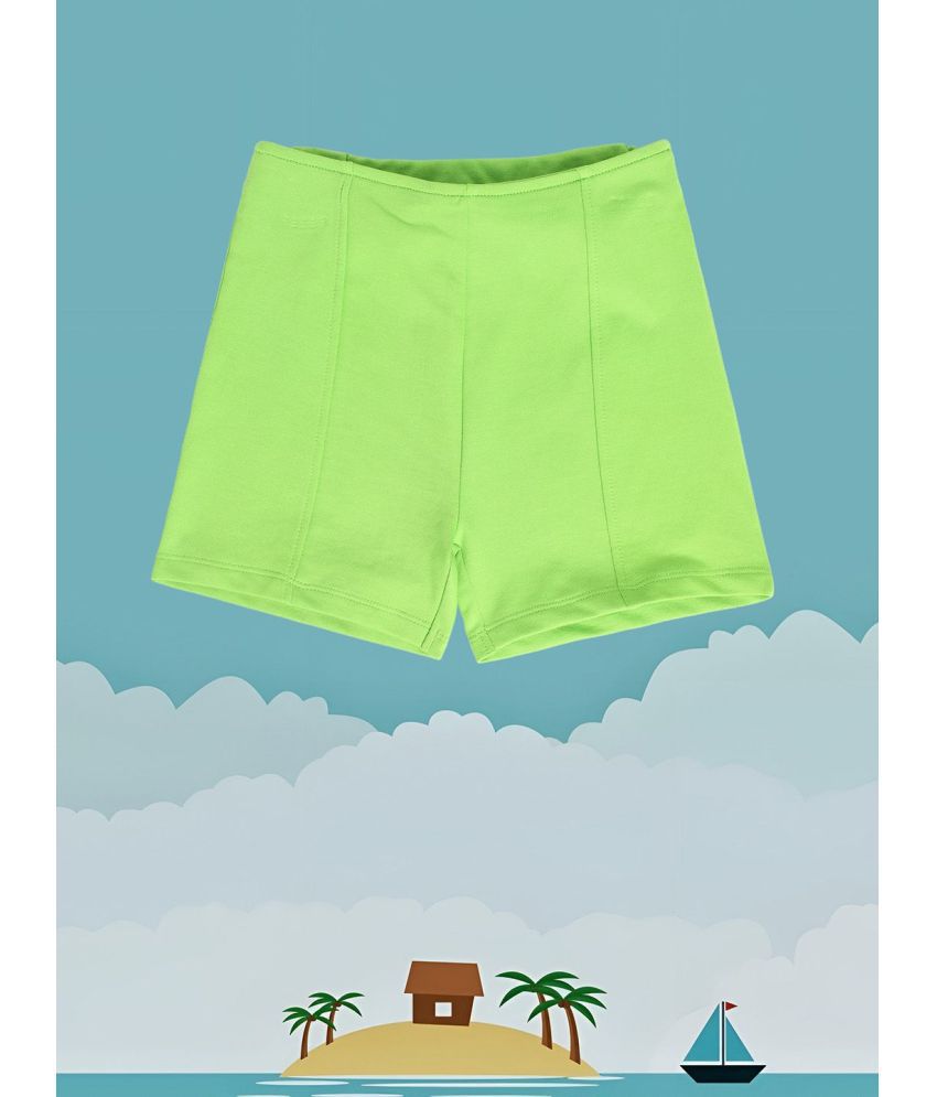     			MINI KLUB - Green Cotton Girls Shorts ( Pack of 1 )
