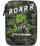 Single Compartment Eva Pencil case dino roar-Green